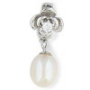 Pendentif en argent avec oxyde et perle