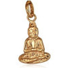 Pendentif gros Bouddha plaqué or