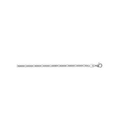 Chaîne de cheville argent maille figaro 1,80 mm 1-3 - Bijouterieonline.com