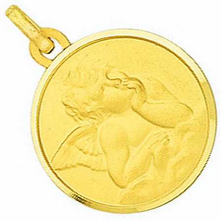 Médaille ange en or 18k