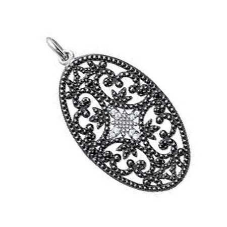 pendentif bijou ancien en argent