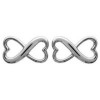 Boucles d'oreilles argent symbole infini