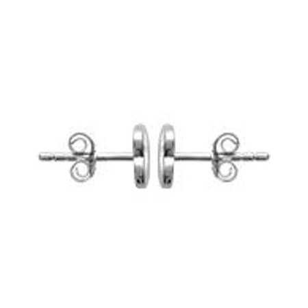 Clous d'oreilles argent symbole infini