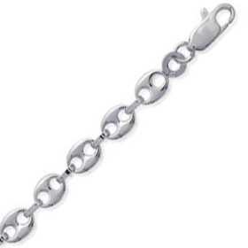 Bracelet en argent maille grains café 4,90 mm - Bijouterieonline.com