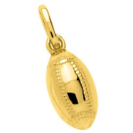 pendentif or ballon de rugby