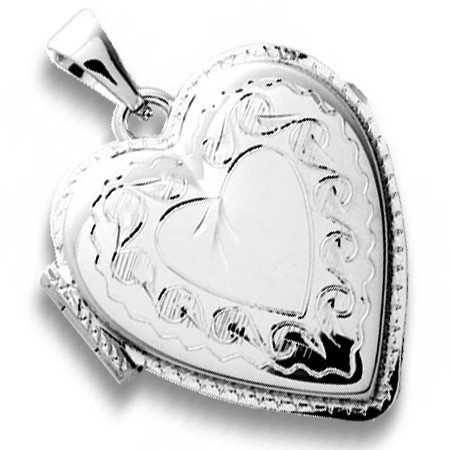 Cassolette coeur en argent