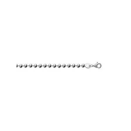 Bracelet en argent maille boules 2,20 mm