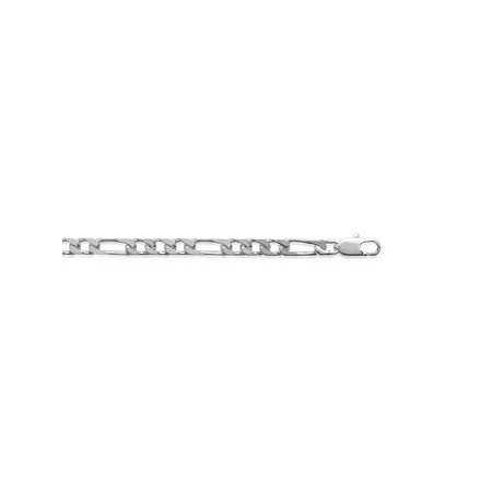 Chaîne en argent maille figaro 4 mm - Bijouterieonline.com