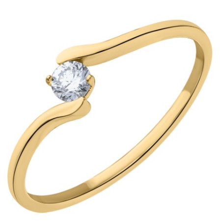 Solitaire 0,10 carat