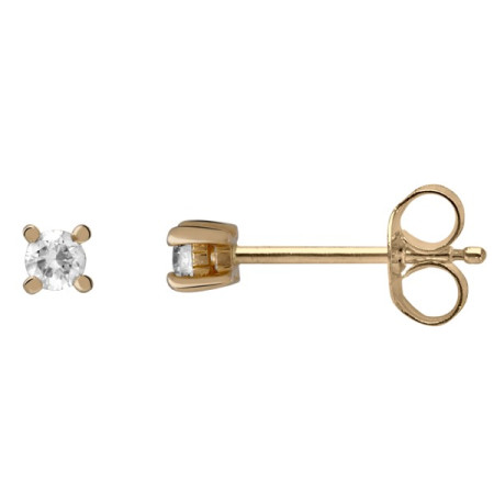 Clous d'oreilles or et diamant HP1 0.08ct