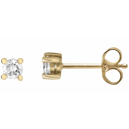 Clous d'oreilles or et diamant HP1 0.20ct