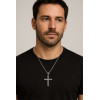 collier grosse croix pour homme