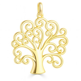 Pendentif plaqué or arbre de vie - Bijouterieonline.com