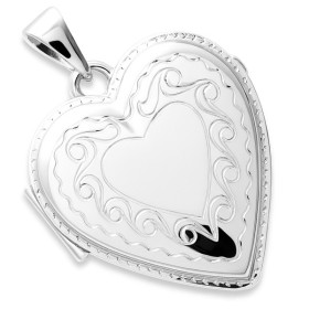 Cassolette coeur en argent