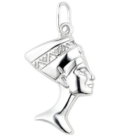 Pendentif nefertiti en argent. - Bijouterieonline.com