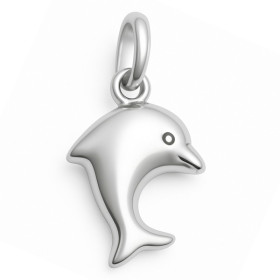 Pendentif dauphin en argent