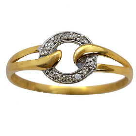 Bague francesca en or avec diamant