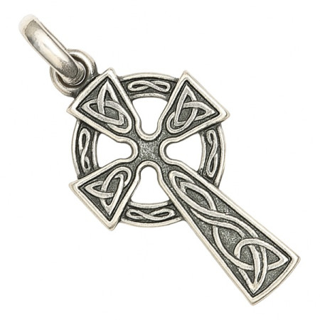 Pendentif argent croix celtique