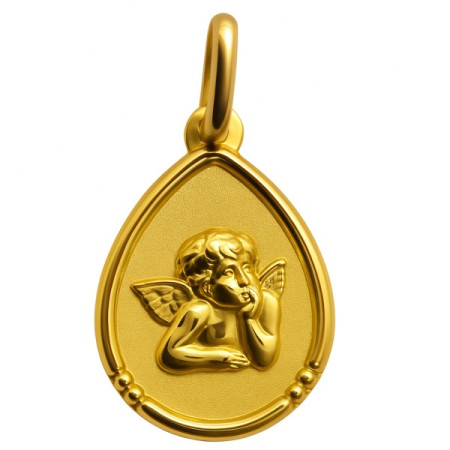 Médaille ange en or