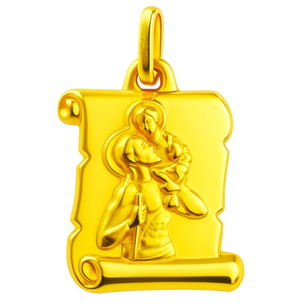 Médaille Saint Chritophe en Or