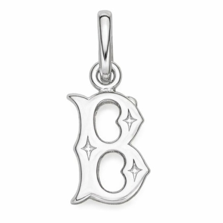 Pendentif lettre B argent