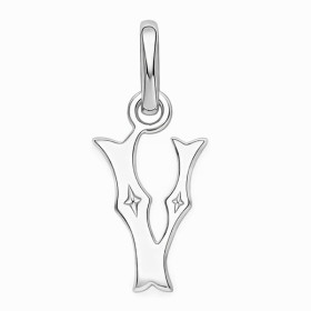 Pendentif lettre Y argent