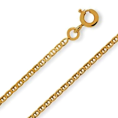 Chaîne en or mailles marine
