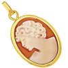 Pendentif camée véritable