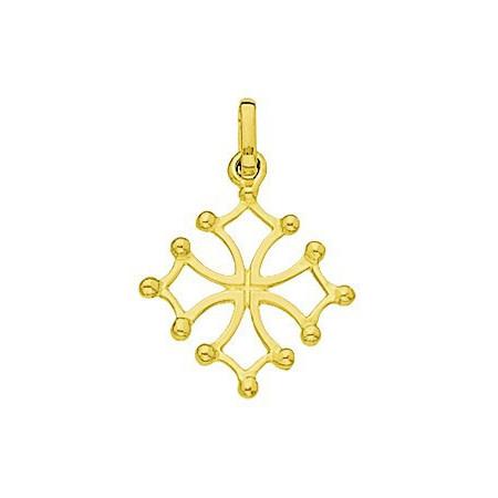 Pendentif croix Oxitane en or