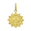 Pendentif soleil en or jaune