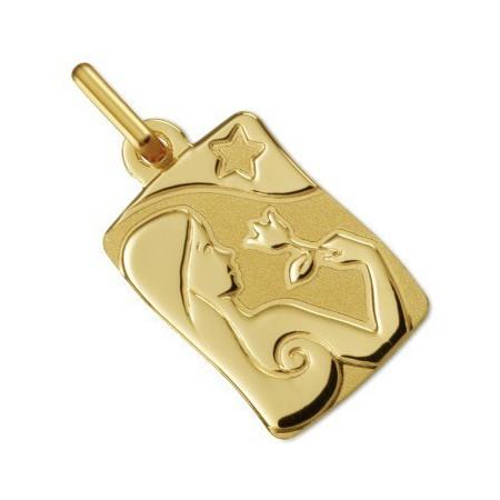 Médaille zodiaque Vièrge en or