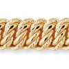Bracelet mailles américaine en or