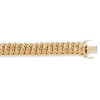 Bracelet mailles américaine en or