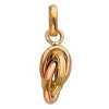Pendentif noeud antillais en or rose