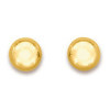 Clous d'oreilles boules en or jaune 8 mm