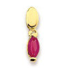 Pendentif en or avec rubis