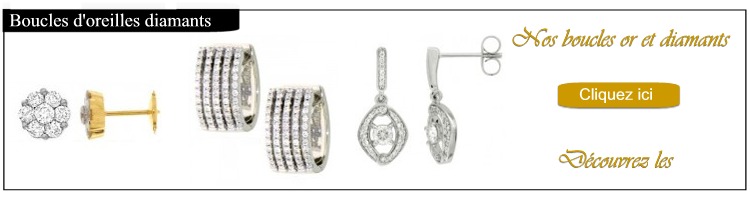 boucles d'oreilles diamants