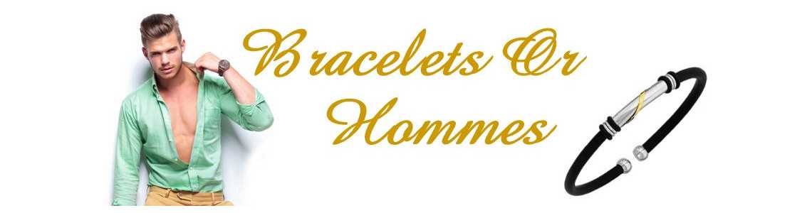 Bracelets en or pour lui