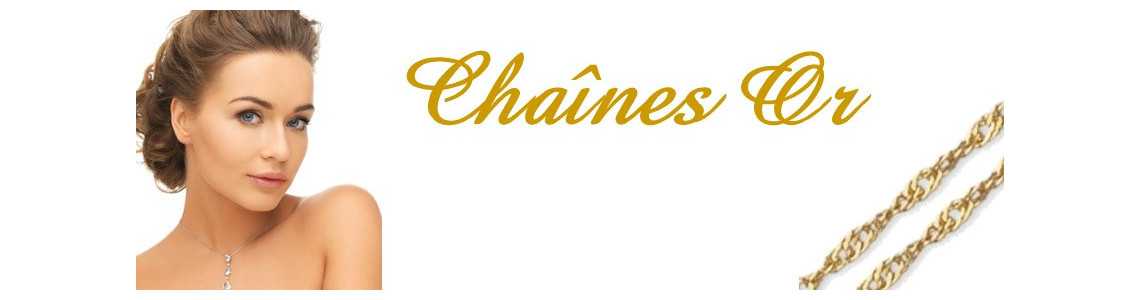 Chaînes en or