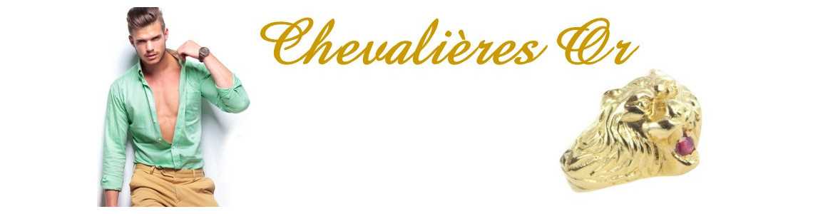 Chevalières en or