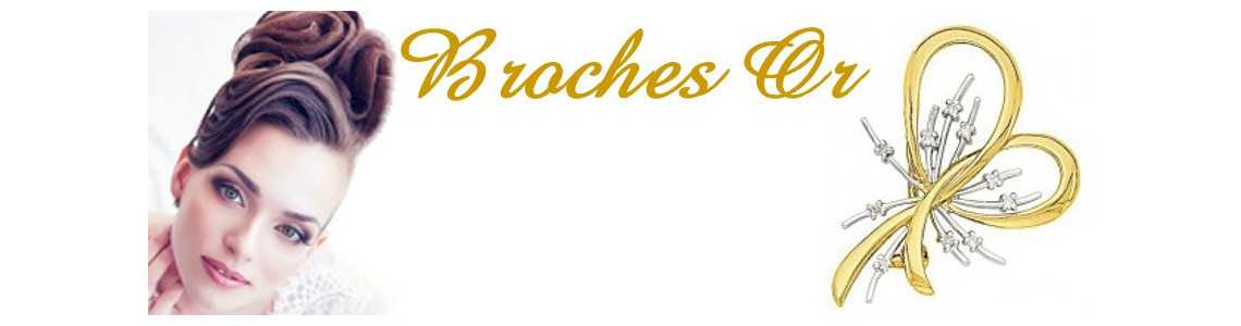Broches en or