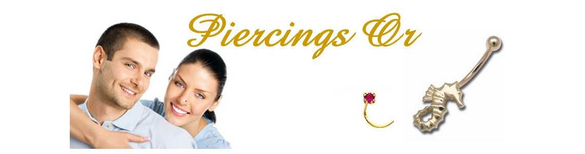 Piercings en or