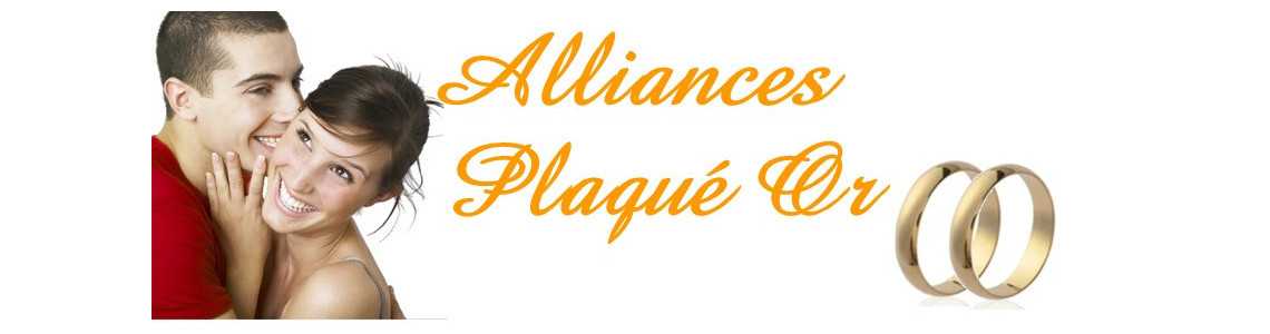 Alliances plaqué or