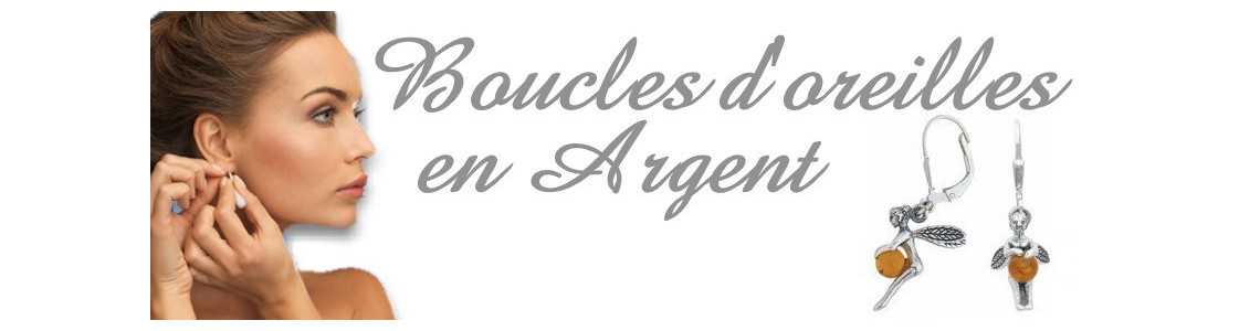 Boucles d'oreilles en argent