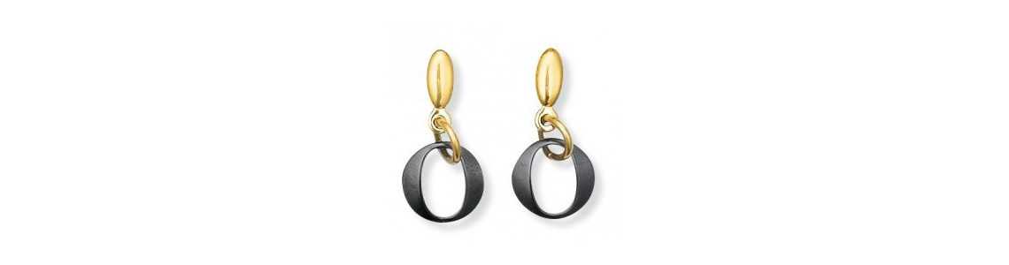 Boucles d'oreilles en acier