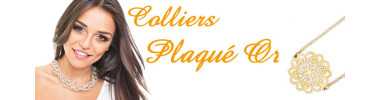 Colliers plaqué or