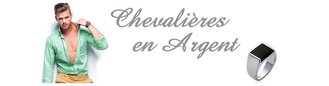 Chevalières en argent