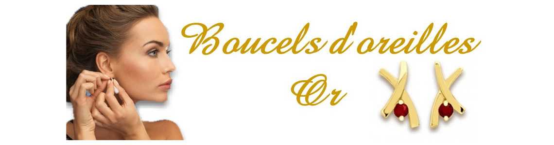 Boucles d'oreilles en or