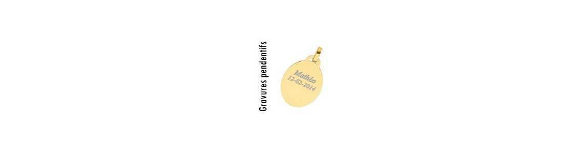 Gravures pendentifs