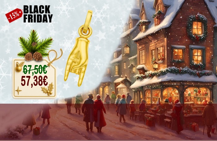 Main porte-bonheur en Or